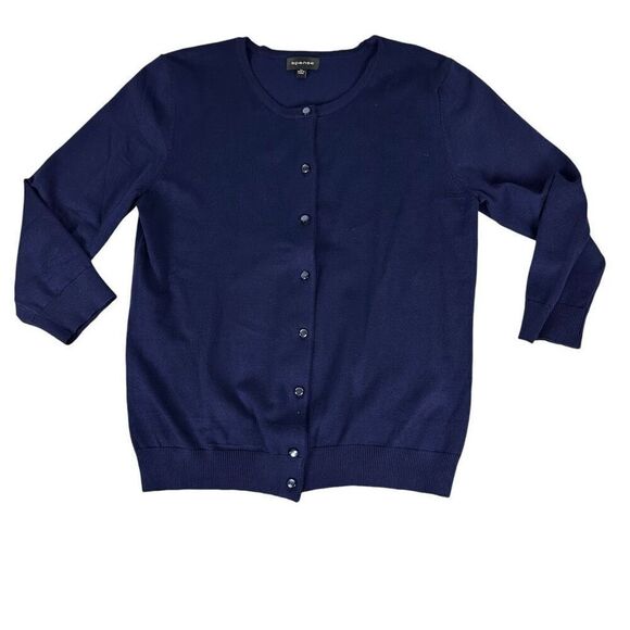 Spense Purple Button Front Cardigan 3/4 Sleeves XL - Picture 1 of 5